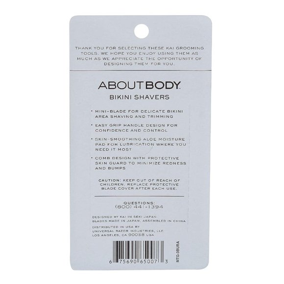 Kai About Body Bikini Shavers - Gentle Razors for Shaving - Picture 3 of 7